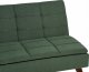 Beliani Sofa rozkładana zielona RONNE 8