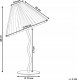 Lampa stołowa Beliani Lampa stołowa metalowa pomarańczowa ALWERO 3