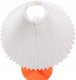 Lampa stołowa Beliani Lampa stołowa metalowa pomarańczowa ALWERO 5