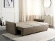 Beliani Sofa rozkładana z pojemnikiem brązowa KRAMA 4