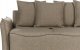 Beliani Sofa rozkładana z pojemnikiem brązowa KRAMA 8