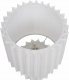 Lampa stołowa Beliani Lampa stołowa lniana biała ALFEIOS 5