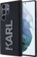 Karl Lagerfeld Etui Karl Lagerfeld KLHCS23L3DMBKCK Samsung Galaxy S23 Ultra hardcase 3D Rubber Glitter Logo czarny/black 3