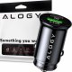 Ładowarka Alogy Ładowarka samochodowa 38W USB QC 3.0 18W + USB-C C PD 20W szybka mocna do telefonu Alogy Car czarna 13