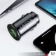 Ładowarka Alogy Ładowarka samochodowa 38W USB QC 3.0 18W + USB-C C PD 20W szybka mocna do telefonu Alogy Car czarna 1