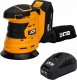 Szlifierka JCB JCB SZLIFIERKA MIMOŚRODOWA 18V 125mm  1x2,0Ah TORBA 1
