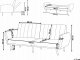 Beliani Sofa rozkładana beżowa VIMMERBY 3