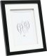 Ramka Deknudt Deknudt S65KK2 black 13x13 Wood double Passepartout 1