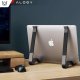 Alogy Uchwyt na laptop Macbook tablet 18" stojak podstawka składany regulowany aluminiowy na biurko 25 x 26cm Alogy Czarny 3