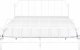 Beliani Łóżko metalowe 160 x 200 cm białe MAURESSAC 5