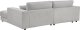 Beliani Narożnik 3-osobowy lewostronny jasnoszary LOFOTEN 4
