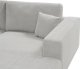 Beliani Narożnik 3-osobowy lewostronny jasnoszary LOFOTEN 6