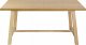 Beliani Stół do jadalni 160 x 90 cm jasne drewno BARNES 4