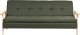 Beliani Sofa rozkładana zielona TJORN 1