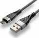 Kabel USB EverActive USB-A - microUSB 2 m Szary (CBB-2MG) 2