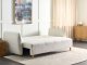 Beliani Sofa rozkładana boucle z pojemnikiem biała VALLANES Lumarko! 3