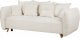 Beliani Sofa rozkładana boucle z pojemnikiem biała VALLANES Lumarko! 5