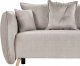 Beliani Sofa rozkładana welurowa z pojemnikiem beżowoszara VALLANES Lumarko! 8