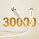 Kabel USB Dudao Lightning - USB-C 1 m Biały (DDA332) 3