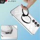 Alogy Etui do Samsung Galaxy S24 obudowa magnetyczne Ring Mag Safe Clear magnes do uchwytu Alogy Czarne przezroczyste + Ładowarka Qi 11