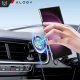 Alogy Etui do Samsung Galaxy S24 Ultra obudowa magnetyczne Ring Mag Safe Clear magnes do uchwytu Alogy Czarne przezroczyste + Ładowarka Qi 5