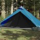 Namiot turystyczny vidaXL Namiot kempingowy, 1-os., niebieski, 255x153x130 cm, tafta 185T 1