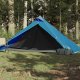 Namiot turystyczny vidaXL Namiot kempingowy, 1-os., niebieski, 255x153x130 cm, tafta 185T 2