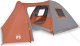 Namiot turystyczny vidaXL Namiot, 6-os., szaro-pomarańczowy, 466x342x200 cm, tafta 185T 1