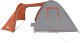 Namiot turystyczny vidaXL Namiot, 6-os., szaro-pomarańczowy, 466x342x200 cm, tafta 185T 7