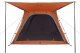 Namiot turystyczny vidaXL Namiot, 4-os., szaro-pomarańczowy, 240x221x160 cm, tafta 185T 8