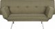 Beliani Tapicerowana sofa rozkładana zielona BRISTOL 1