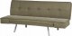 Beliani Tapicerowana sofa rozkładana zielona BRISTOL 7