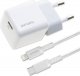 Ładowarka 4smarts 4smarts Ładowarka sieciowa + kabel MFI VoltPlug PD 30W GaN USB-C/Lightning 1,5m biała/white 451534 6