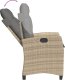 vidaXL 7-częściowy zestaw mebli ogrodowych z poduszkami, mieszany beż 5