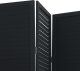 vidaXL Parawan pokojowy, 3-panelowy, czarny, lite drewno paulowni 6
