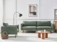Beliani Zestaw wypoczynkowy tapicerowany zielony VINTERBRO 2