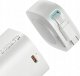 Powerbank Usams USAMS Powerbank ze zwijanym kablem USB-C Retractable 18000 mAh PD45W Fast Charge XMF Series biały/white 20KCD21602 (US-CD216) 4