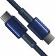 Kabel USB Baseus USB-C - USB-C 2 m Niebieski (P10319800321-04) 1