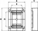 Etipo Obudowa ETI Polam 001100320 natynkowa 4x18 modułowa drzwi transparentne ECT 4x18PT-s 5