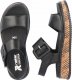 Rieker Rieker Sandals W0800-00 Czarne 38 10