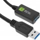 Kabel USB Techly USB-A - USB-A 5 m Czarny (ICUR3050G) 3