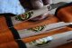 Kirschen Kirschen Set of carving knives Velourleather bag 3