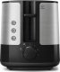 Toster Philips Philips | Toaster | HD2635/90 Viva Collection | Number of slots 2 | Housing material Metal/Plastic | Stainless Steel/Black 2