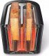 Toster Philips Philips | Toaster | HD2635/90 Viva Collection | Number of slots 2 | Housing material Metal/Plastic | Stainless Steel/Black 4