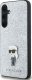 Karl Lagerfeld Etui Karl Lagerfeld KLHCSA35GCNPSG Samsung Galaxy A35 hardcase Fixed Glitter Choupette Logo Metal Pin srebrny/silver 2