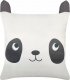 Beliani 2 poduszki dla dzieci bawełniane w pandy 45 x 45 cm czarno-białe PANDAPAW 3