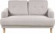 Beliani Sofa 2-osobowa beżowoszara TUVE Lumarko! 1