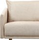 Beliani Sofa 2-osobowa welurowa beżowa MAURA Lumarko! 6