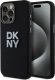 DKNY DKNY DKHCP15LSMCBSK iPhone 15 Pro 6.1" czarny/black hardcase Liquid Silicone Metal Logo 3