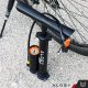 Alogy Pompka rowerowa 160psi z manometrem uchwytem ręczna przenośna do roweru wentyli Presta Schrader Alogy Czarna 3